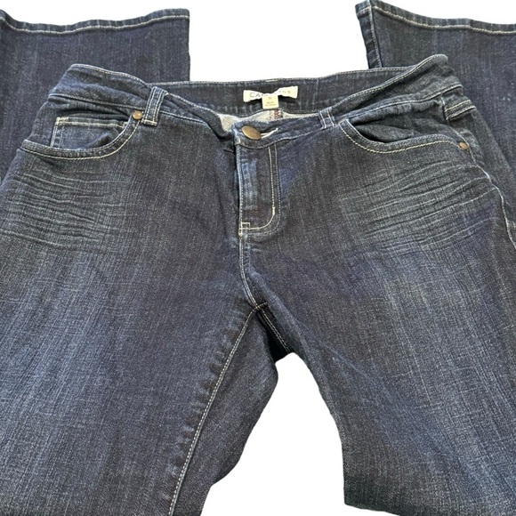 Cabi Down Flare Jeans Size 6. Back pocket detail. - Picture 1 of 6